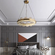 Carregar imagem no visualizador da galeria, Art Nordic atmosphere &amp; full copper marble lamp
