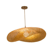 Load image into Gallery viewer, Art Bamboo &amp; Pendant Woven Lamp
