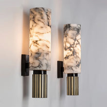 Cargar imagen en el visor de la galería, Art Luxury &amp; Natural Marble Wall Lamp
