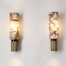 Cargar imagen en el visor de la galería, Art Luxury &amp; Natural Marble Wall Lamp
