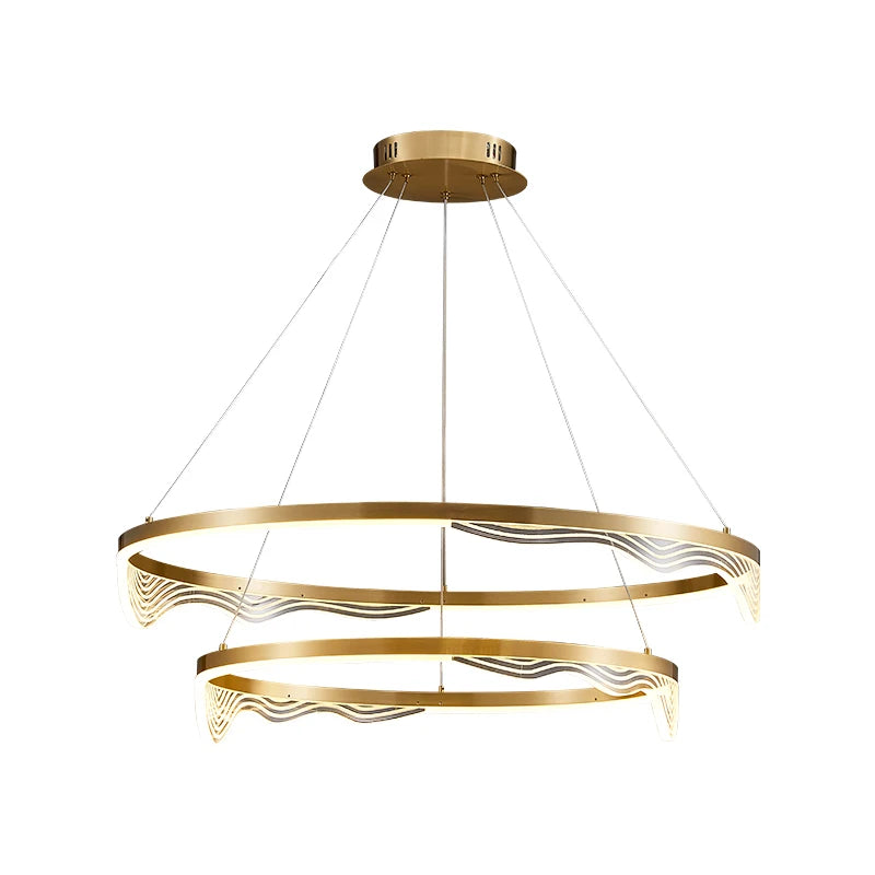 Art & Luxury Round Rings Lamp